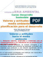 Valores y Actitudes Hacia El Ambiente