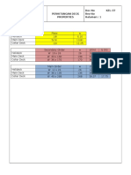 MO141315 Jurusan Teknik Kelautan Ftk-Its Perhitungan Deck Properties Doc No Kel-37 Rev No Halaman: 1