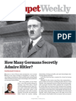 How Many Germans Secretly Admire Hitler?: OCTOBER 30, 2015