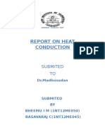 Report On Heat Conduction: Submited TO