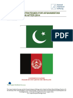 Sustainable Strategies For Afghanistan and The Region After 2014-Conference Papers