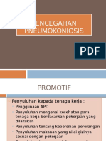 Pencegahan Pneumokoniosis