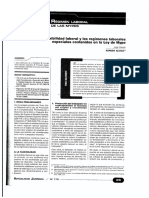 La Flexibilidad Laboral y Los Regimenes Laborales Especiales Contenidos en La Ley Mype PDF