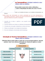 6 - Variáveis Nas Análises Térmicas e Otimização - TG