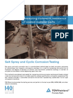 Salt Spray and Cyclic Corrosion Testing