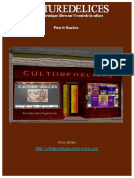 Culture Delices Brochure