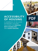 Accessibility of Housing. A Handbook of Inclusive Affordable Housing Solutions For Persons With Disabilities and Older Persons