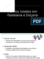 Termos Usados em Pastelaria e Doçaria