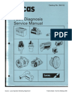 Lucas Fault Diagnosis Service Manual