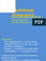 Multifetal Pregnancy: Radha Venkatakrishnan