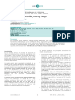 Araujo, 2011 Concepto de Asociación, Causa y Riesgo