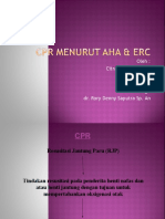 CPR Menurut Guideline AHA Dan ERC