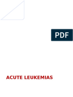 Acute Leukemias Diagnosis & Treatment