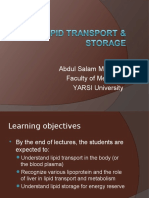 Lipid Transport & Storage