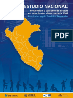 II Estudio Nacional Prevención y Consumo de Drogas en Estudiantes de Secundaria Resultados Regionales 2007