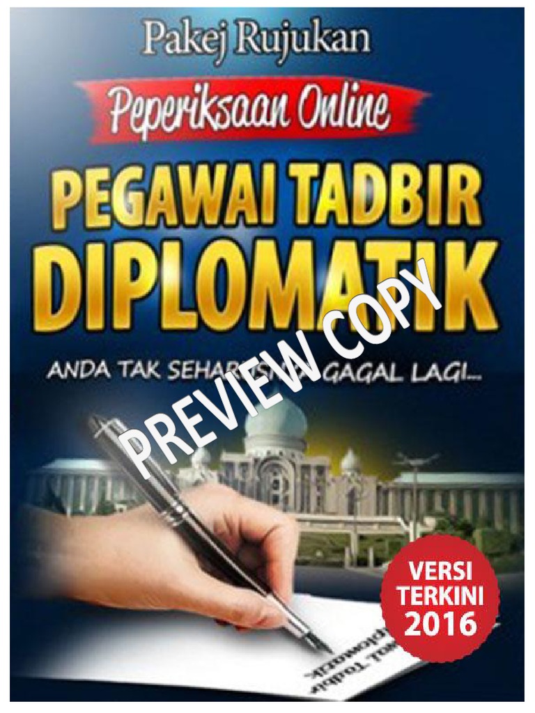 Contoh Soalan PTD Gred M41 2016 Contoh Soalan PTD Gred M41 2016