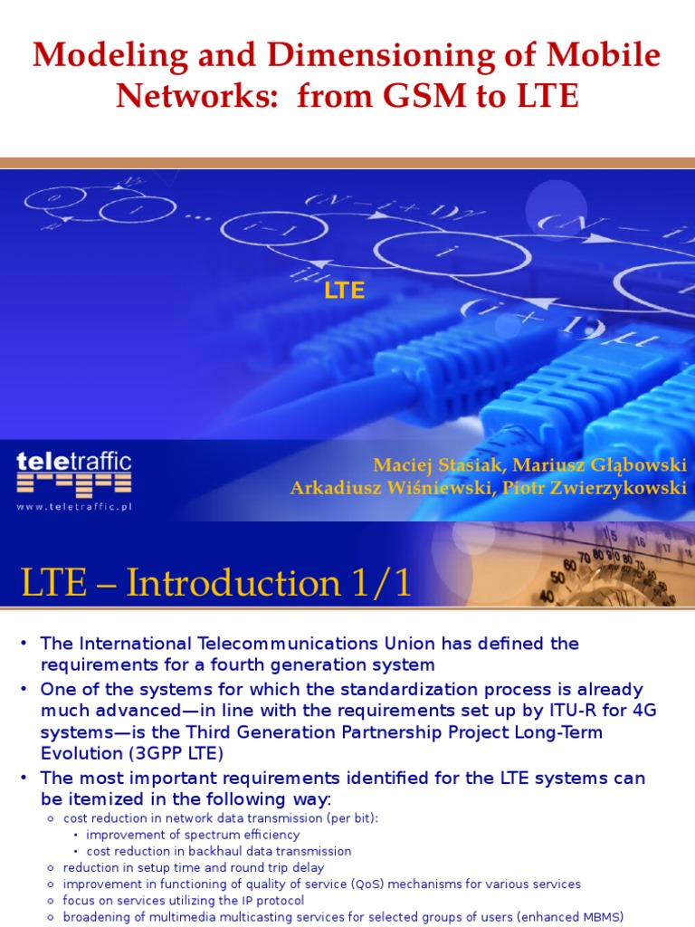 LTE Mobile Network Modeling and Techniques | PDF | Orthogonal Frequency ...