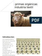 Materias Primas Orgánicas de La Industria Textil