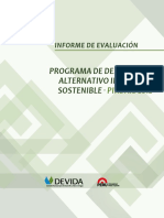 Informe de evaluación Programa de Desarrollo Alternativo Integral y Sostenible 2012
