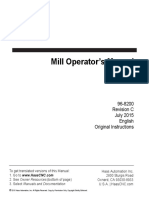 Haas Mill Operator's Manual