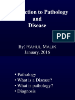 Introduction To Pathology and Disease