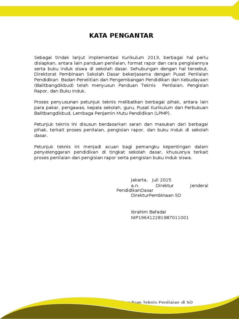 Panduan Tekhnis Penilaian Di Sd Revisi Permatadoc Panduan Tekhnis Penilaian Di Sd Revisi Permatadoc