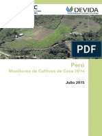 Perú. Monitoreo de Cultivos de Coca 2014