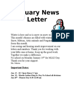 Jan News Letter