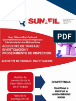 Presentación del Seminario "Accidente de Trabajo Investigacion y Procedimiento de Inspección"