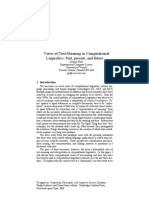 Views of Text-Meaning in Computational Linguistics: Past, Present, and Future