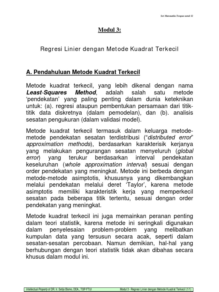 Modul 3 | PDF | Metode & Bahan Ajar | Sains & Matematika