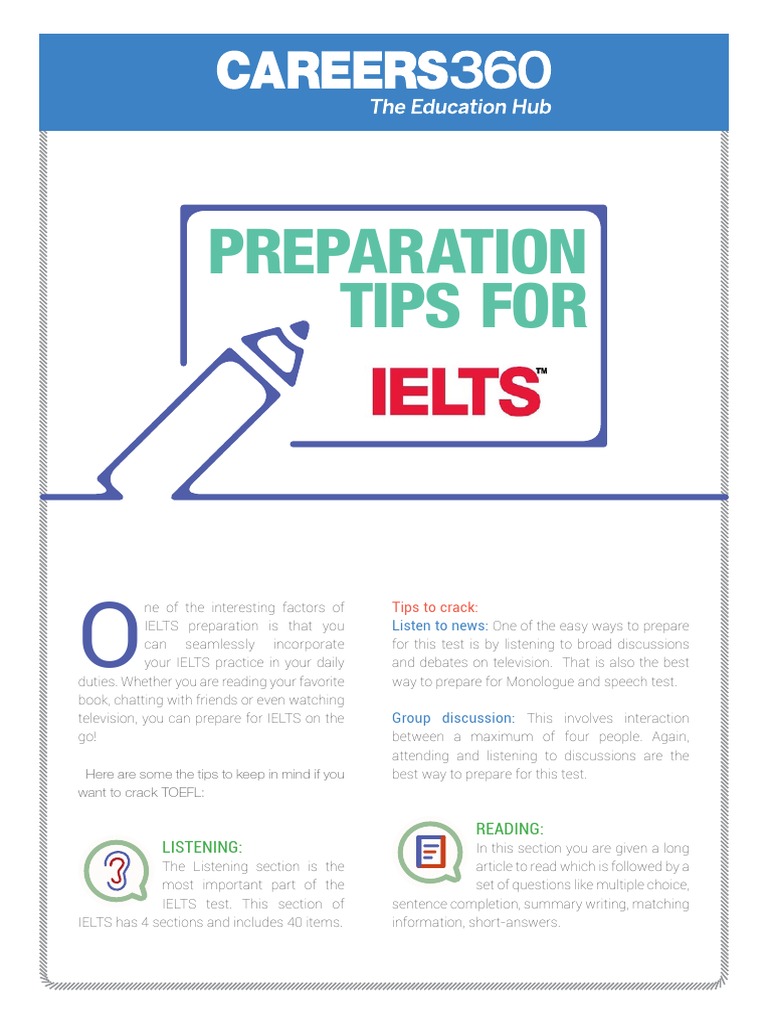 IELTS Preparation Tips and Strategies | PDF | International English ...