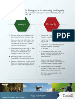 Info Graphic - Dos and Donts For Flying Your Drone Safely and Legally