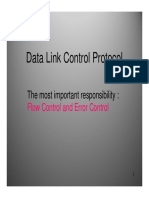 Data Link Control Protocol - Flow Control and Error Control