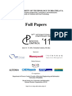18Th InternatIonal Conference On Process Control - Slovakia - Fullpapers