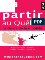 Partir Au Québec 2014. Le Guide de La Mobilité