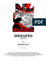 DESAFIO Por Savitri Devi