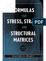 Formulas For Stress and Strain