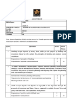 Assignment DRIVE Fall 2015 Program Mba (SEM 3) Subject Code & Name Ma0045 & Banking Managemant BK Id B1616 Credits 4 Marks 60