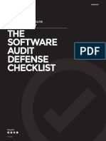 The Software Audit Defense Checklist-1E