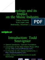 Technology  and its Impact    on the Music Industry   Tulane University  Scott Aiges’ class  Wednesday, December 1, 2004