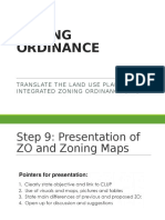 Zoning Ordinance: Translate The Land Use Plan Into An Integrated Zoning Ordinance (Zo)