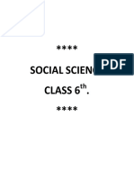 Social Science Class 6