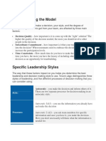 Understanding The Model