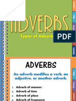 Types of Adverbs Explained in 40 Characters