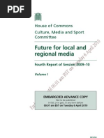 Download Culture Media and Sport Committees Future for Local and Regional Media report by Journalismcouk SN29479738 doc pdf