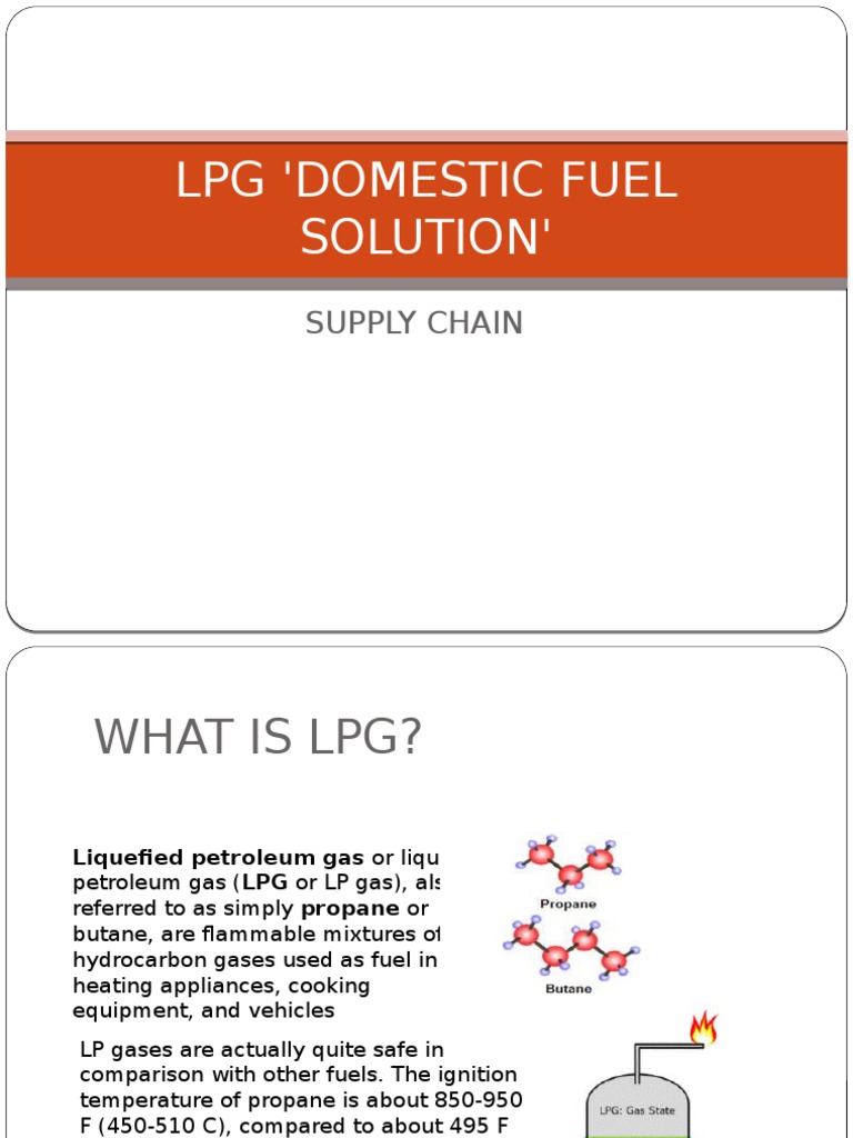 LPG 'Domestic Fuel Solution' | PDF | Liquefied Petroleum Gas | Propane