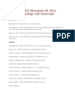 CCL 2011 Q4 Transcript