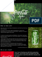 Coca-Cola Life Advert Proposal