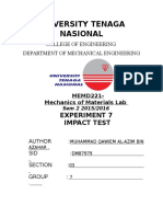 Impact Strength of HDPE and LDPE